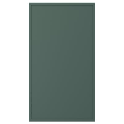 ASPUDDEN Front för diskmaskin, mörk grågrön, 45x80 cm