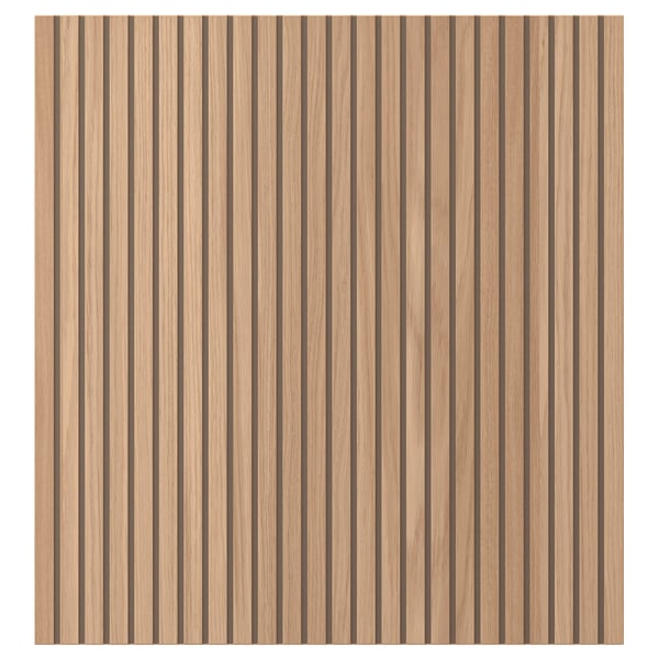 BJÖRKÖVIKEN Dörr, ekfaner, 60x64 cm