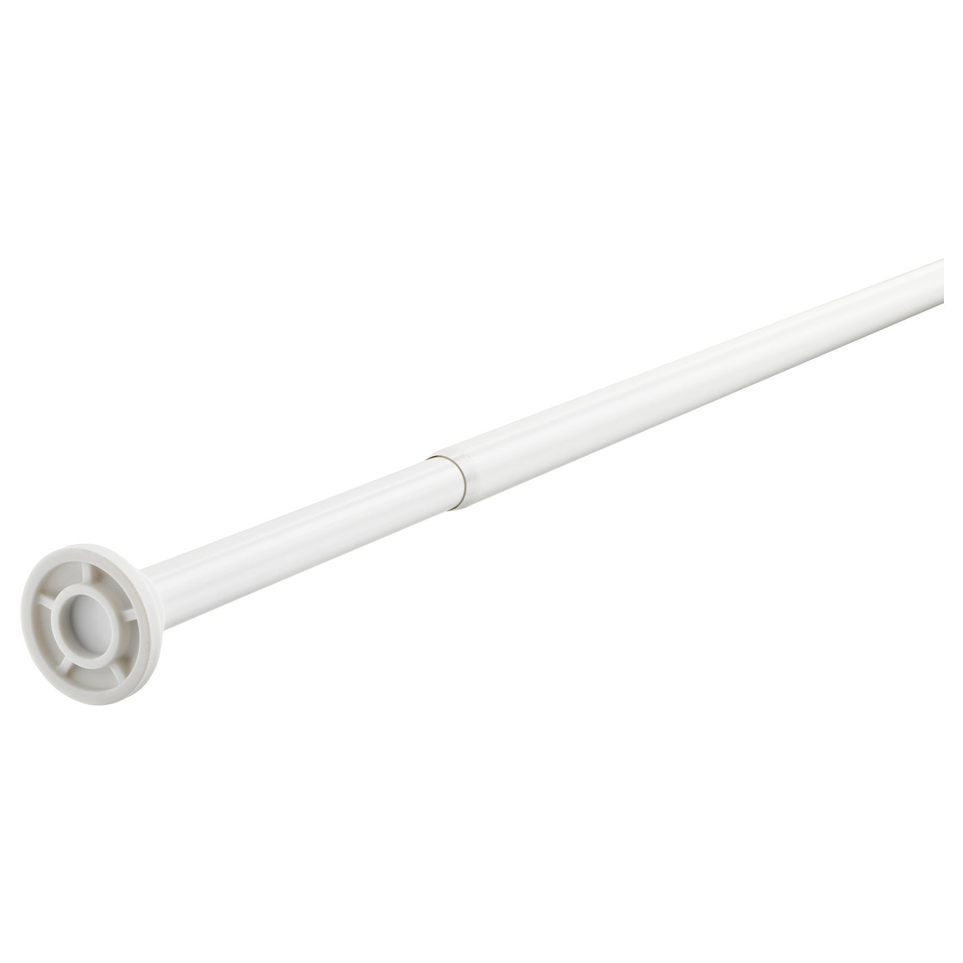 Duschstång i aluminium BOTAREN, 120-200 cm, fjädermekanism.
