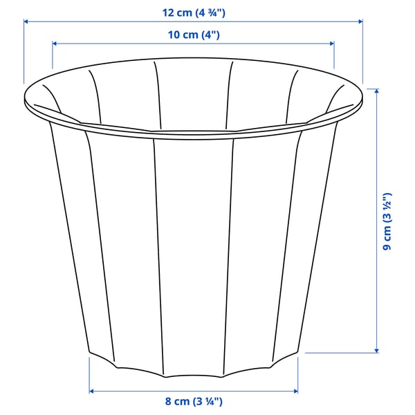 Illustration med mått för produkten: BUSKVERK.