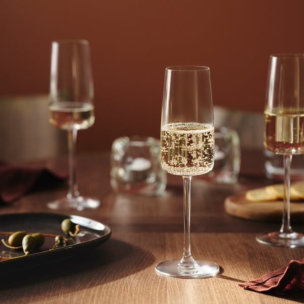 DYRGRIP Champagneglas, klarglas, 25 cl