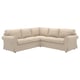 EKTORP Hörnsoffa, 4-sits, Naggen beige