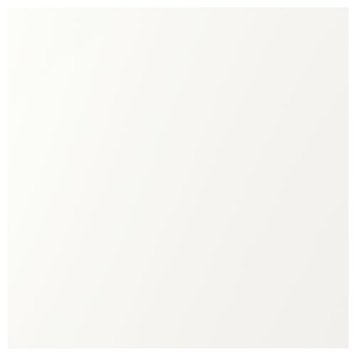 ENHET vitt skåp; Modern, elegant design. Fjädrande, plastbelagd spånskiva; Snygg, minimalistisk form.