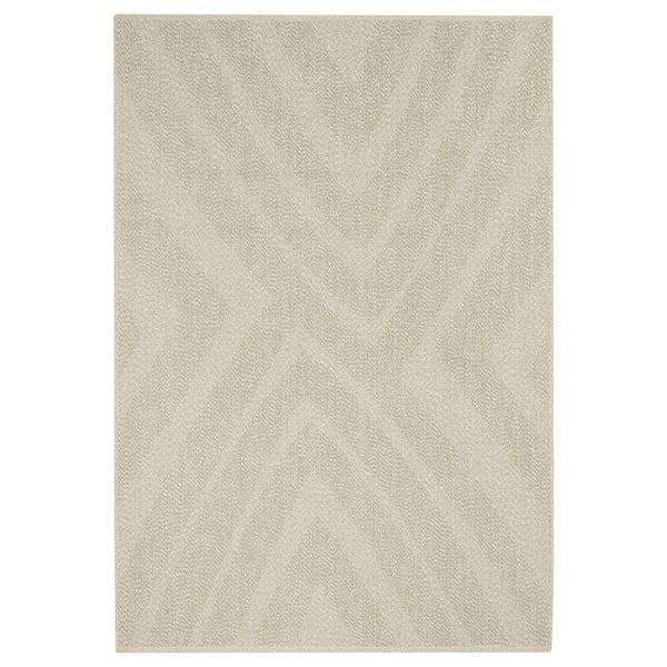 FULLMAKT matta, beige. Rektangulär, slätvävd, slitstark, polyester.