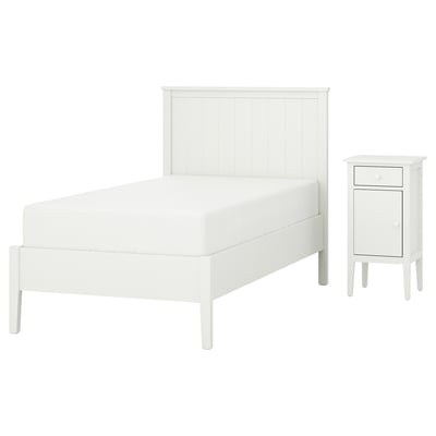 GULLABERG Sovrumsmöbler, set om 2, vit, 90x200 cm