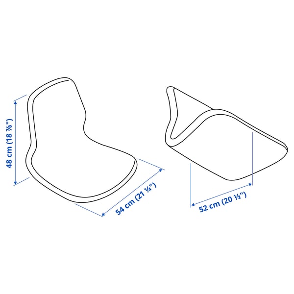 Illustration med mått för produkten: LÅNGFJÄLL.