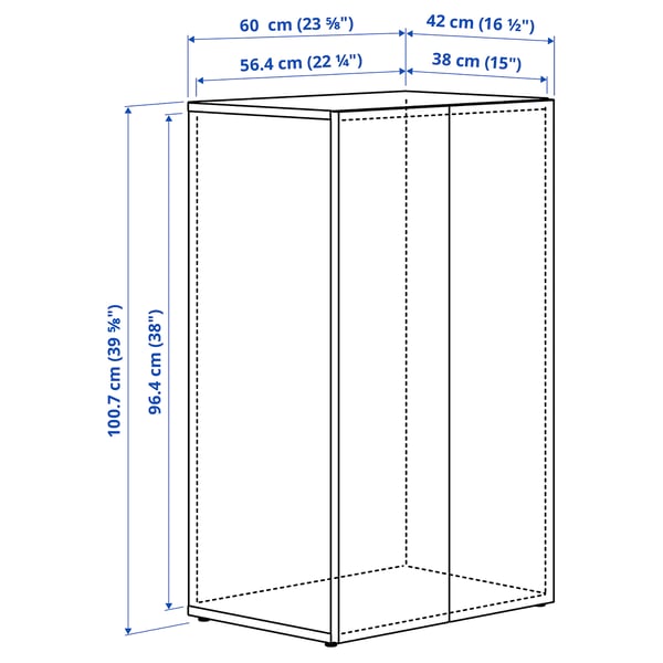 Illustration med mått för produkten: LASTARE.