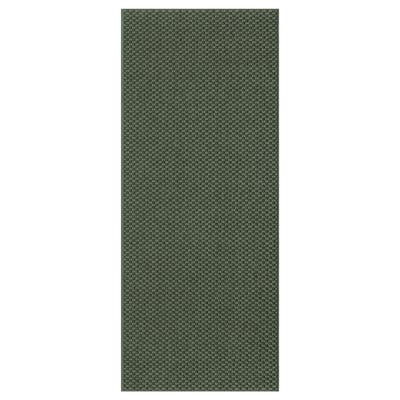 MORUM matta, svart/grå, rektangulär, vävd, inomhus/utomhusbruk.