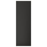Svart rektangulär panel, modern design, återvunnet material, elegant finish.