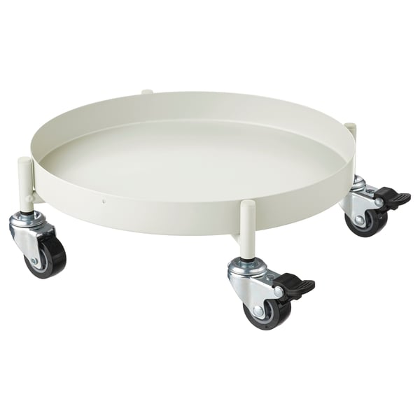 OLIVBLAD Blomvagn, inom-/utomhus/off-white, 32 cm