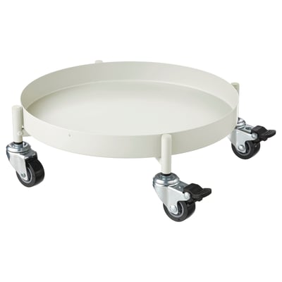 OLIVBLAD Blomvagn, inom-/utomhus/off-white, 32 cm