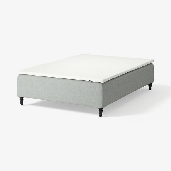 RÅHOLMAR Resårbtn m pocketresårkärna 5 zoner, inkl ben och bäddmadrass medium fast/Tibbleby beige/grå Norrsele, 120x200 cm