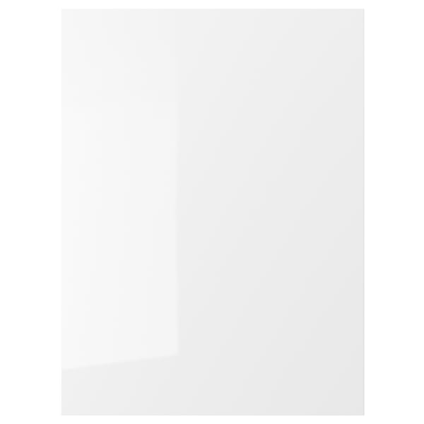 RINGHULT köksskåp i vitt med blank yta.