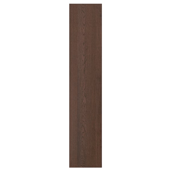 Mörk ekpanel, rektangel, massiv kant