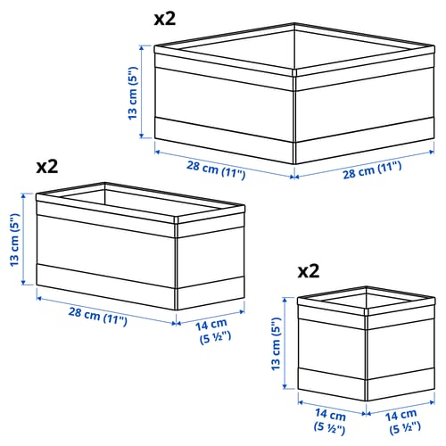 Illustration med mått för produkten: SKUBB.