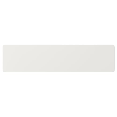 SMÅSTAD förvaringslåda i vitt. Rektangulär form, tillverkad av träfiberskiva.