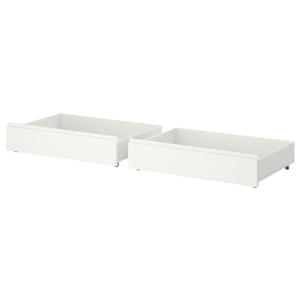 STORKLINTA Sänglåda, set om 2, vit, 200 cm