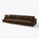 UPPÅKRA 4,5-sitsig modulsoffa, Samsala mörkbrun
