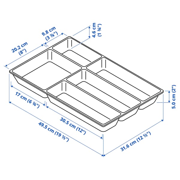 Illustration med mått för produkten: UPPDATERA.