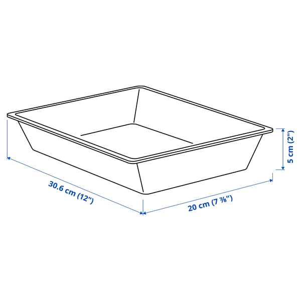 Illustration med mått för produkten: UPPDATERA.