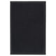 VATTENVERK svart dörrmatta, sexkantigt mönster, återvunnen polyester, rektangulär form.