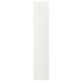 VEDDINGE vit kökslucka, elegant modern design, slät träfiberskiva.