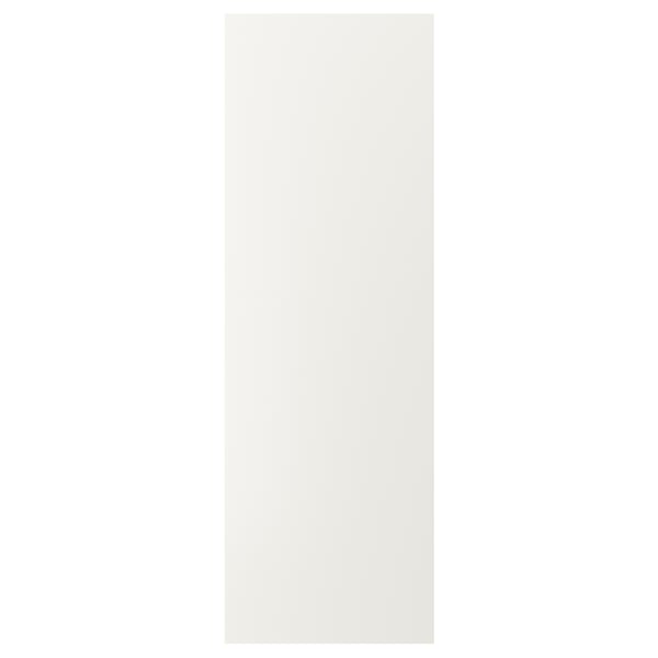 Vit vertikal rektangel, minimalistisk design. Släta ytor, rena linjer. Modern estetik.