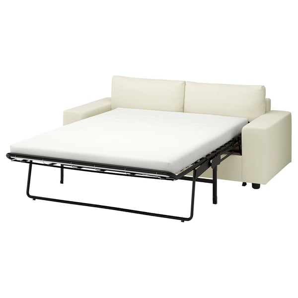 VIMLE 2-sits bäddsoffa, med breda armstöd/Johanneshov off-white