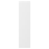 VOXTORP: vitt, stilrent skåp med integrerade handtag, modern minimalistisk design.
