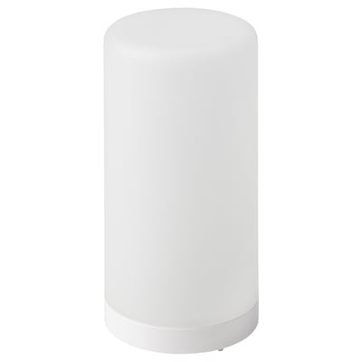 Lampe SOLVINDEN, blanche, de forme circulaire, utilisation intérieure/extérieure.