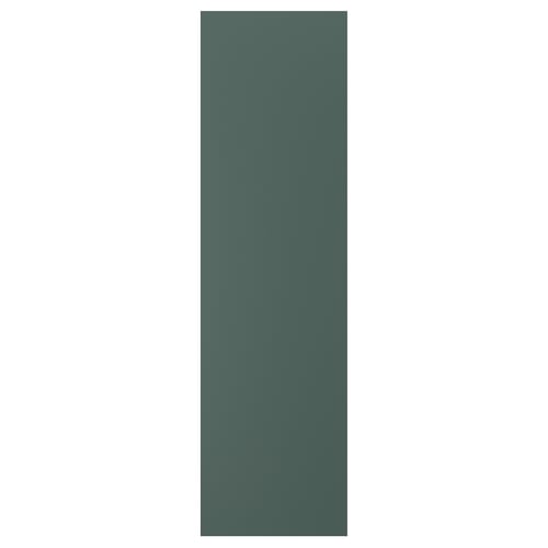 ASPUDDEN Cover panel, dark grey-green, 62x220 cm