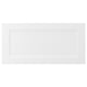 AXSTAD drawer front: white, matte, soft lines, inset panel design.