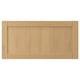 FORSBACKA oak veneer drawer front, classic design with bevelled edges.