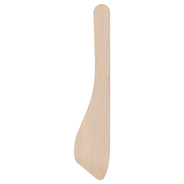FULLÄNDA wood spatula; natural beech; sturdy, simple design
