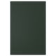 HAVSTORP green cabinet door, smooth acrylic paint, rectangular, modern design.