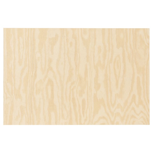 KALBÅDEN pine-effect door for platsa storage, light beige, rectangular, smooth foil.