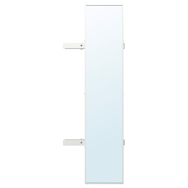 KOMPLEMENT Pull-out mirror, white, 28x130 cm