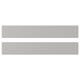 Two horizontal grey wooden rectangles, bevelled edges, traditional look.