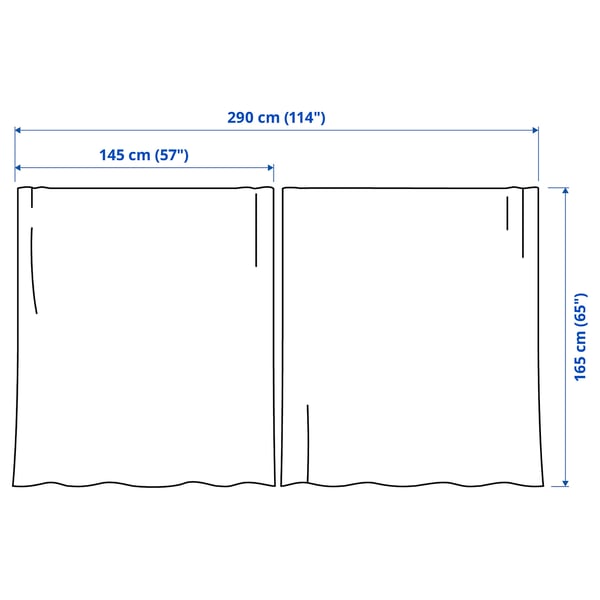 Illustration with measurements for the product: MATILDA.