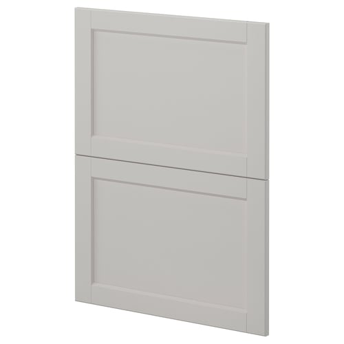 White METOD kitchen cabinet with bevelled edges, rectangular shape, traditional design.