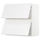 A white ikea METOD kitchen cabinet with two doors.
