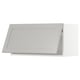White rectangular kitchen cabinet with bevelled edges.