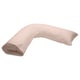 A NEJLIKA pillow in beige, shaped like a v, made of cotton, designed for comfort and support.