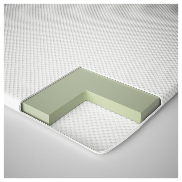 NORDBERGET Mattress pad, white, Standard King