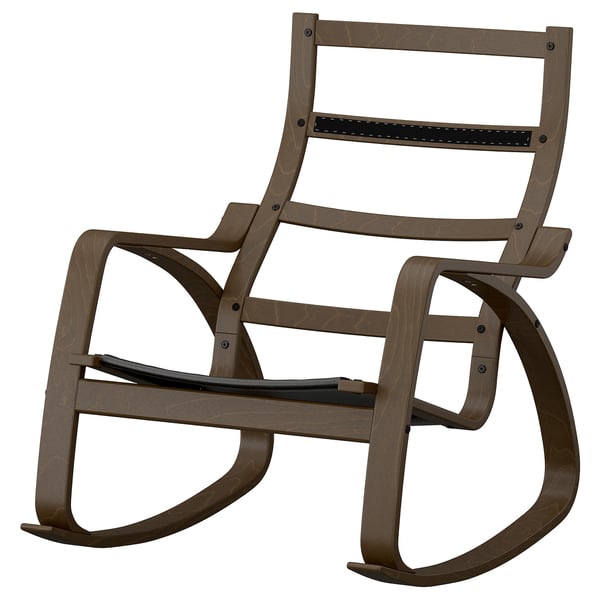 POÄNG Rocking-chair frame, walnut effect