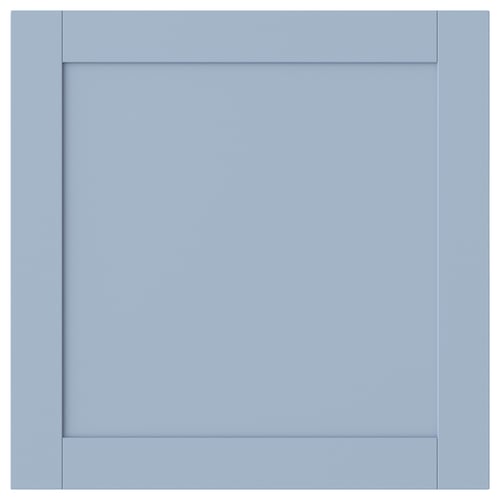 Blue cabinet door, simple, smooth foil.