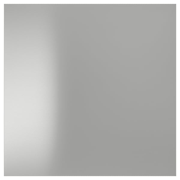 SIBBARP wall panel, grey, square, smooth, melamine laminate.