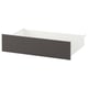 SKATVAL drawer, white with grey front, rectangular shape, modern design.
