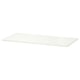 SPILDRA rectangular white shelf, smooth surface, flat design.