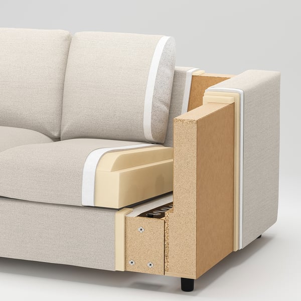 VIMLE 2-seat sofa, Gunnared medium grey